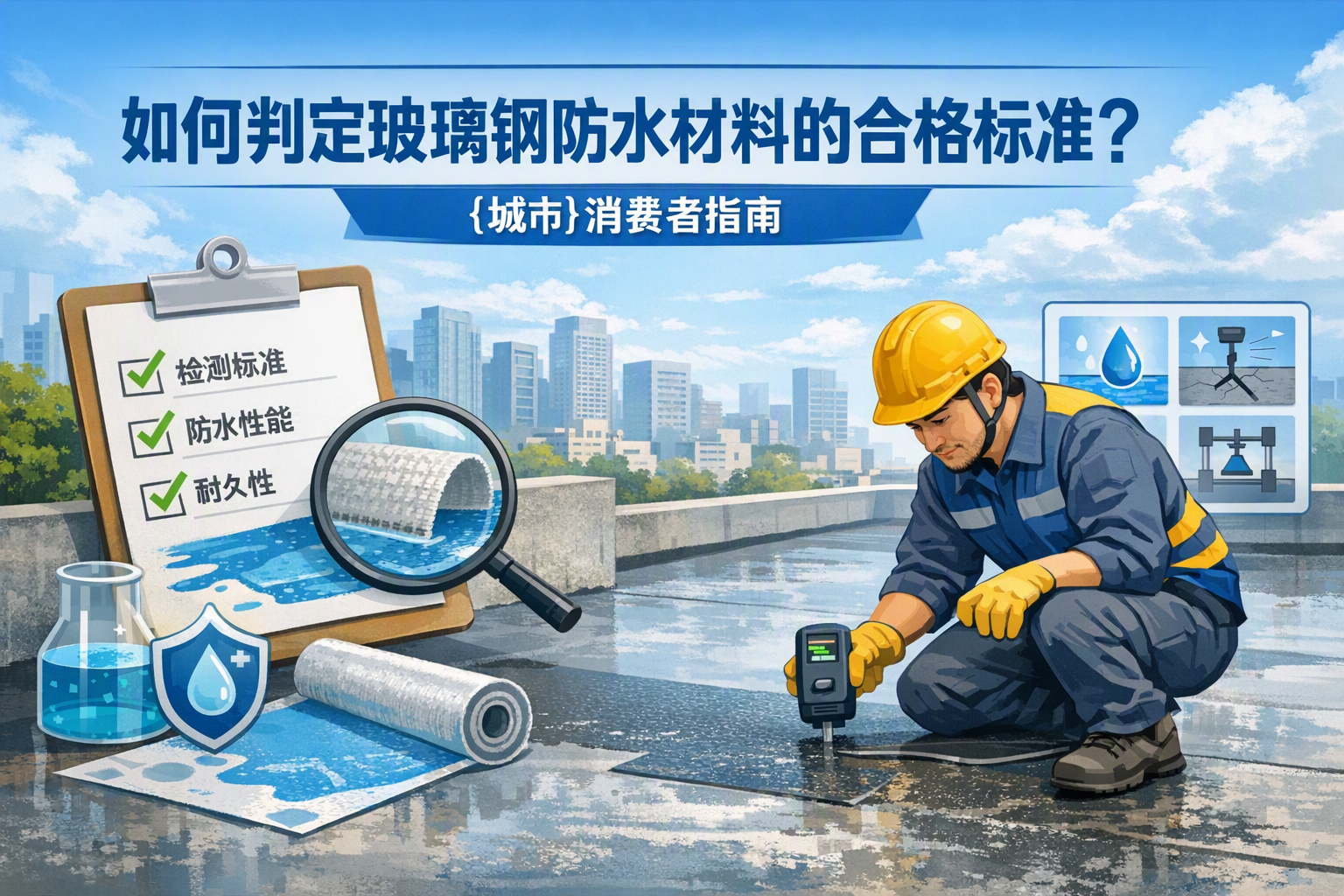 如何判定玻璃钢防水材料的合格标准？ 达州 消费者指南