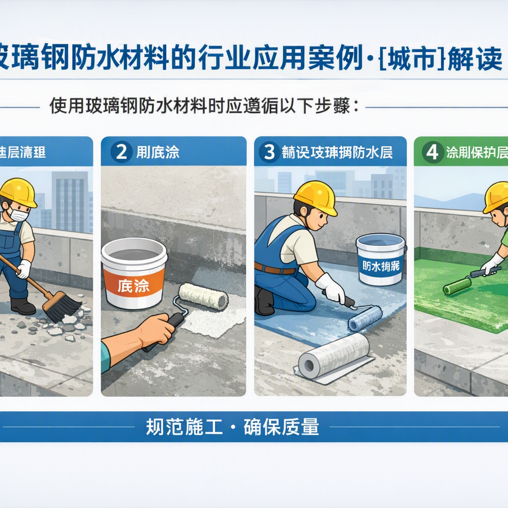 玻璃钢防水材料的行业应用案例,达州解读